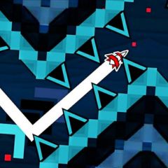 Geometry Dash Sonic Wave Thumbnail game - Geometry Dash Sonic Wave