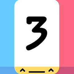 Threes Thumbnail game - Threes